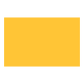 Yellow rectangle decoration for celebration from Parte Haus party supply store in Bethesda Maryland.
