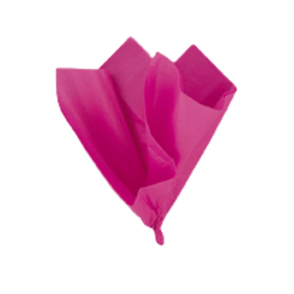 Hot pink tissue paper with crisp folds for birthdays from Parte Haus party supply store in Bethesda MD