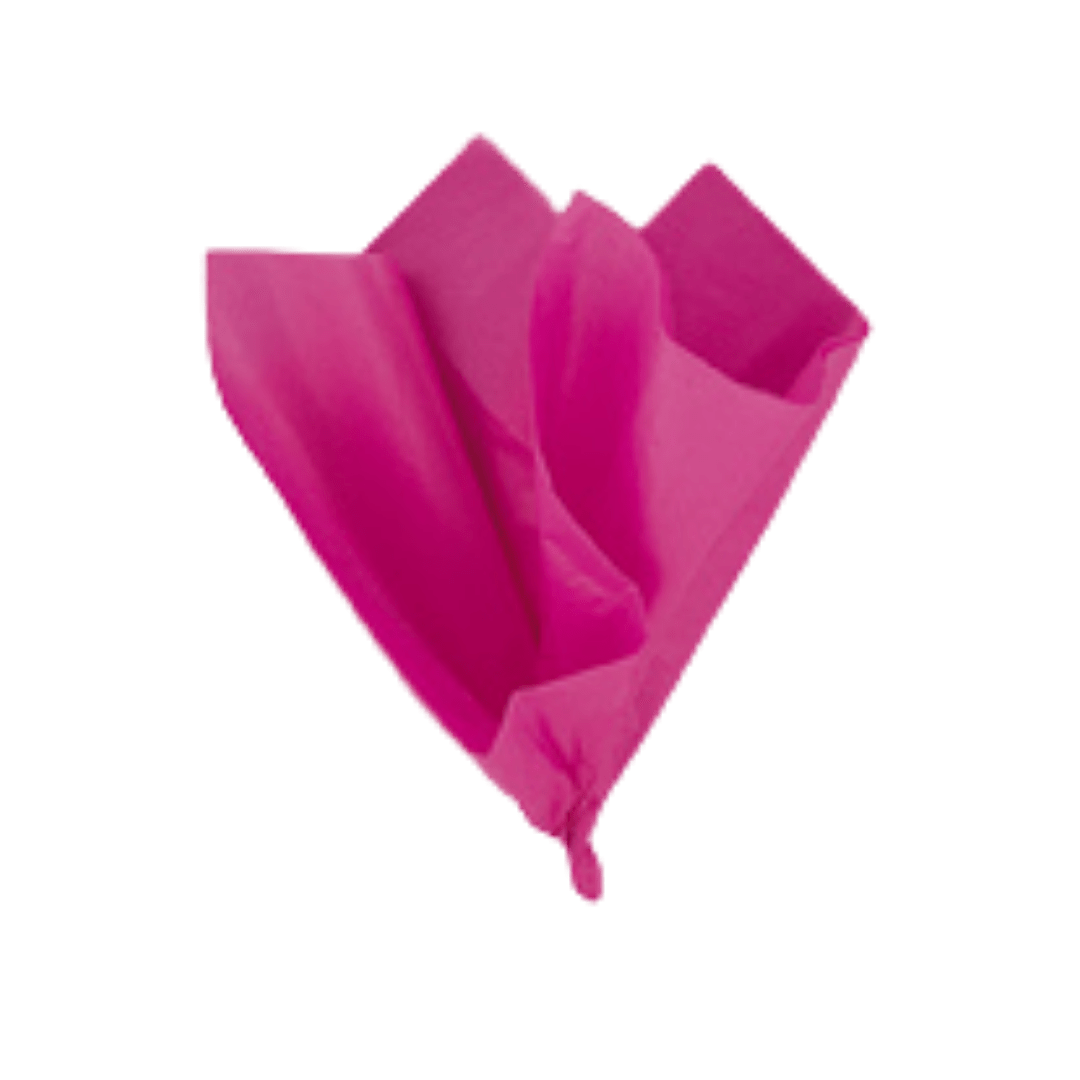 Hot pink tissue paper with crisp folds for birthdays from Parte Haus party supply store in Bethesda MD