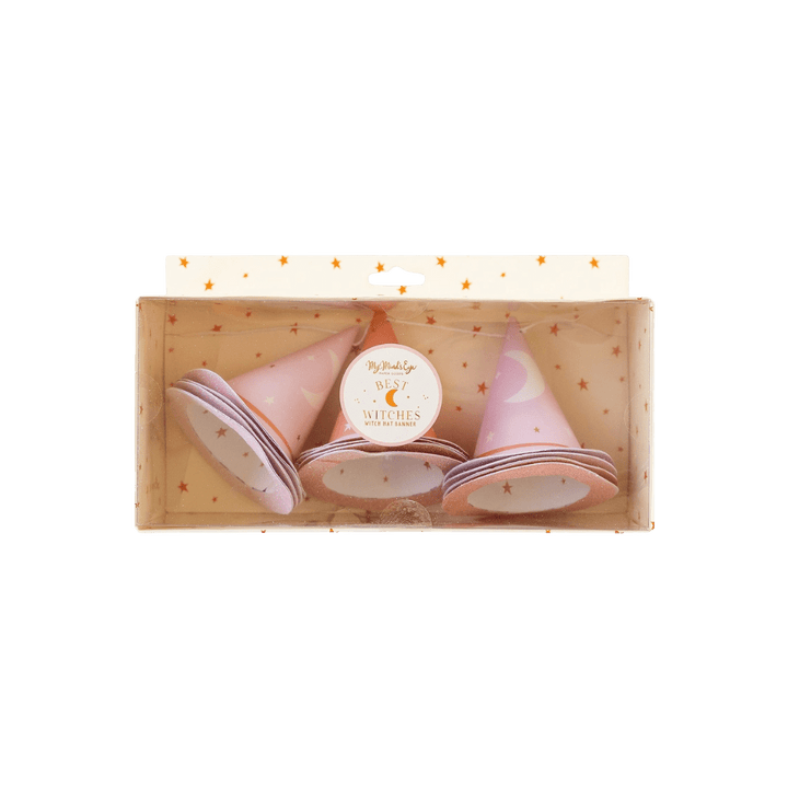 Pink Witch Hat Banner