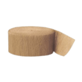 Gold crepe paper streamer roll for birthday celebration from Parte Haus party supply store in Bethesda Maryland