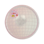 Pink disco ball paper plates with holographic shine for birthday theme from Parte Haus party supply store in Bethesda MD