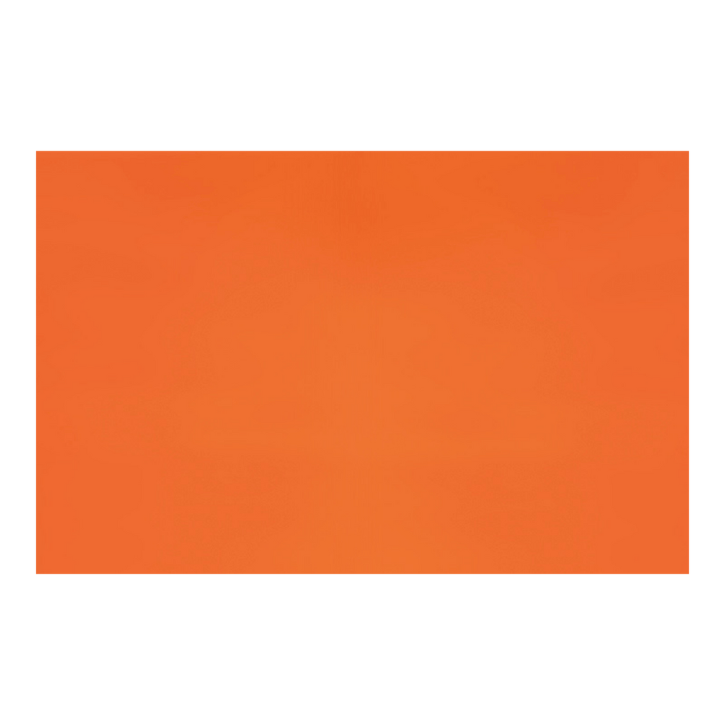 Orange paper sheet solid flat design Halloween decor from Parte Haus party supply store in Bethesda Maryland