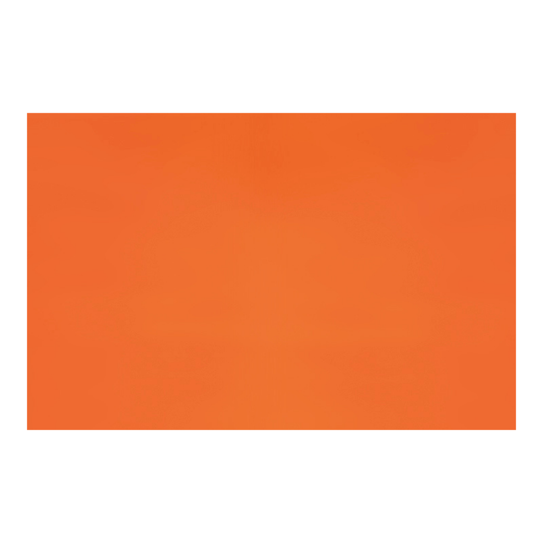Orange paper sheet solid flat design Halloween decor from Parte Haus party supply store in Bethesda Maryland