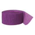 Purple crepe paper streamer roll for birthday from Parte Haus party supply store in Bethesda Maryland