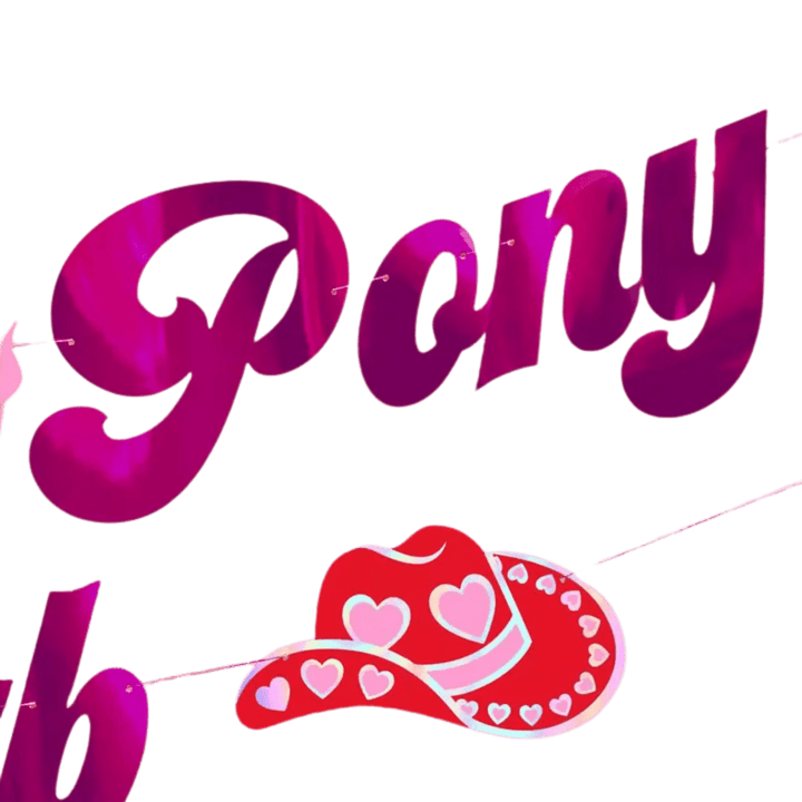 Pink Pony Club Banner