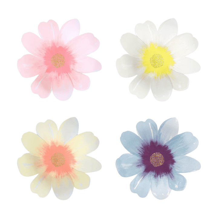 Pastel Flower Garden Large Plates