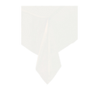 White tablecloth simple elegant rectangle for any celebration from Parte Haus party supply store in Bethesda Maryland