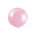 Light pink balloon round large size birthday decoration from Parte Haus party supply store in Bethesda MD.