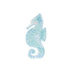 Blue seahorse shaped napkin with ocean theme from Parte Haus party supply store in Bethesda Maryland