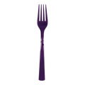 Purple plastic fork shiny finish celebration theme from Parte Haus party supply store in Bethesda MD