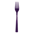 Purple plastic fork shiny finish celebration theme from Parte Haus party supply store in Bethesda MD
