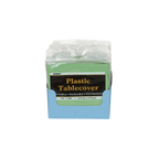 Green plastic tablecover multipack for birthday from Parte Haus party supply store in Bethesda MD