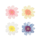 Pastel floral napkin set flower shape for spring event from Parte Haus party supply store in Bethesda Maryland