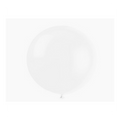 White balloon round shape for birthday celebration from Parte Haus party supply store in Bethesda Maryland