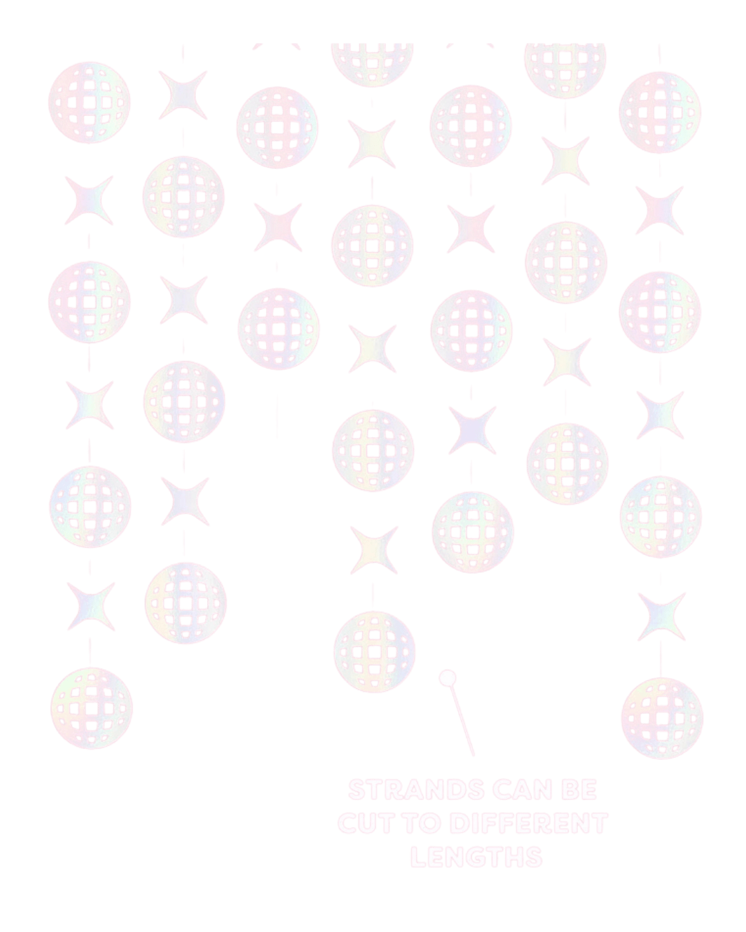 Iridescent Disco Garland