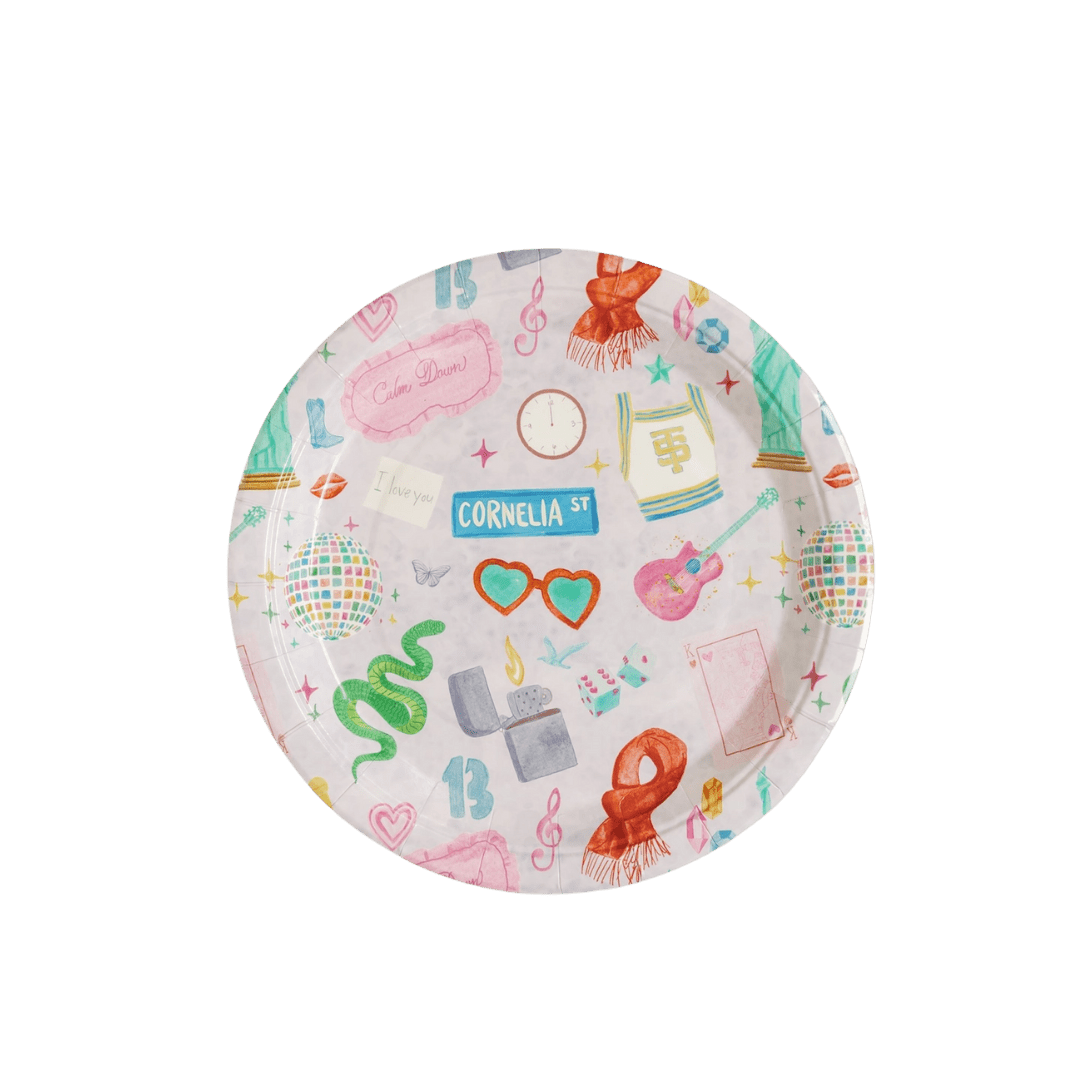 Light Purple Taylor Swift Large Dinner Plates