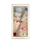 Pastel floral party hats with gold trim perfect for birthday celebrations from Parte Haus party supply store in Bethesda Maryland.