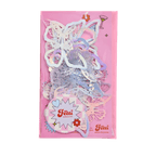 Pastel butterfly paper confetti with pink packaging birthday theme from Parte Haus party supply store in Bethesda Maryland