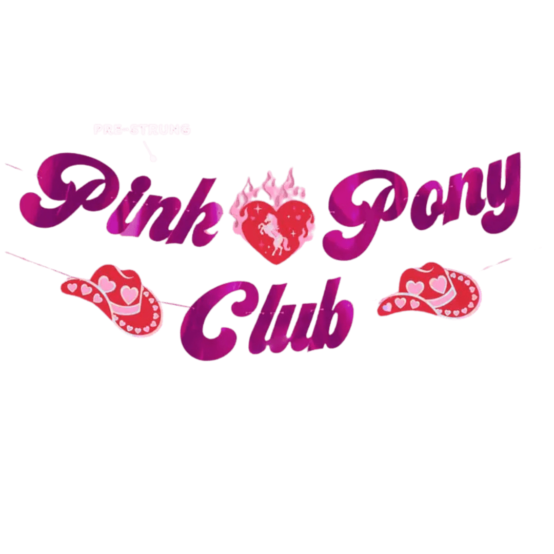Pink Pony Club Banner
