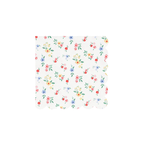 Multicolor floral napkin with scalloped edge spring garden theme from Parte Haus party supply store in Bethesda MD