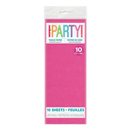 Pink tissue paper 10 sheet pack for celebrations from Parte Haus party supply store in Bethesda MD