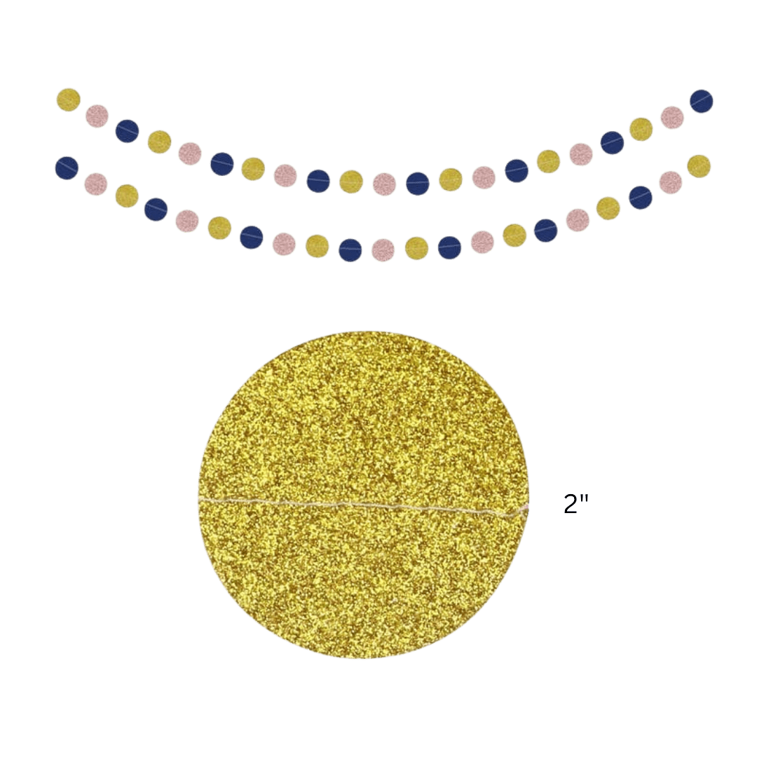 Pink and Navy Decoration Kit - 30 Pcs