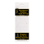White designer tissue gift wrap with colorful speckles from Parte Haus party supply store in Bethesda, Maryland