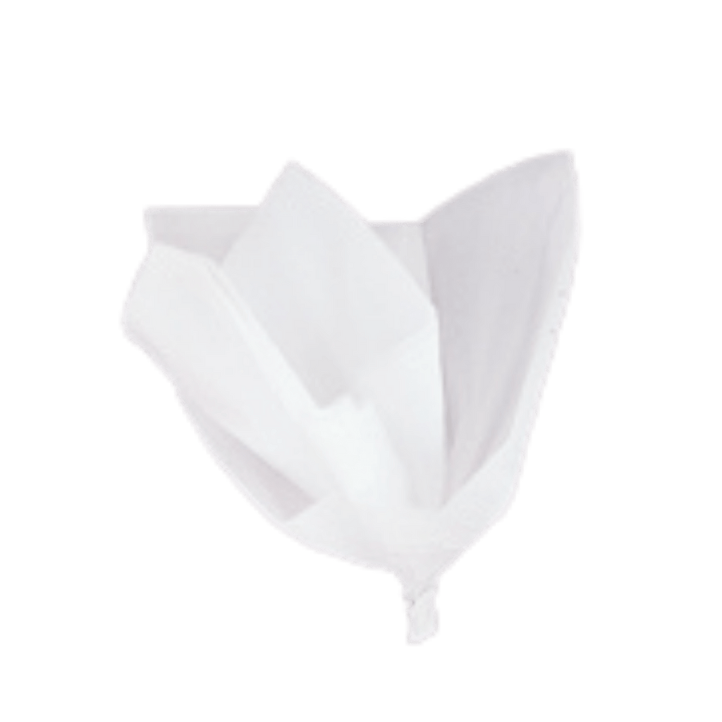 White napkin neatly folded for any occasion from Parte Haus party supply store in Bethesda MD