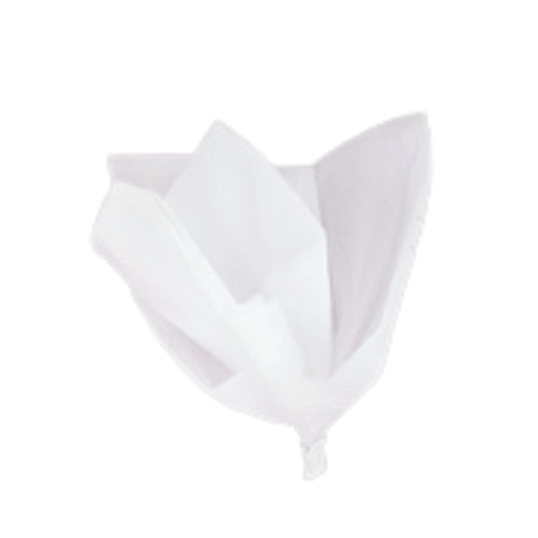 White napkin neatly folded for any occasion from Parte Haus party supply store in Bethesda MD