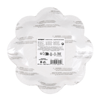 White flower shaped paper plate for birthday from Parte Haus party supply store in Bethesda MD