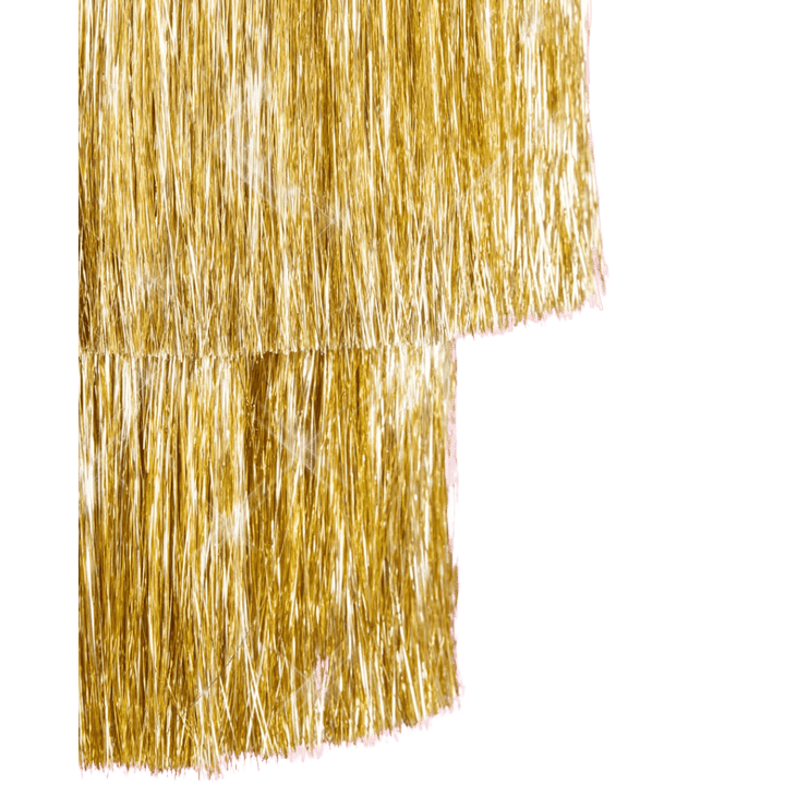 Golden Fringe Chandelier