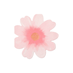 Pink flower shaped napkin spring floral theme from Parte Haus party supply store in Bethesda Maryland