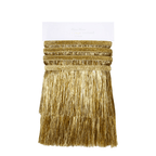 Gold tinsel garland shiny metallic fringe decoration festive celebration from Parte Haus party supply store in Bethesda MD