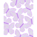 Pastel purple butterfly cutouts with iridescent wings birthday theme from Parte Haus party supply store in Bethesda MD