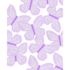 Pastel purple butterfly cutouts with iridescent wings birthday theme from Parte Haus party supply store in Bethesda MD