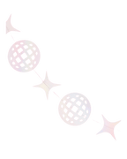 White disco ball and star garland with cutout details retro party theme from Parte Haus party supply store in Bethesda Maryland