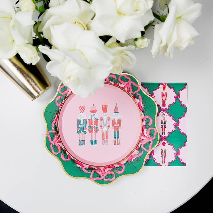 Pink One & Only Nutcracker Small Appetizer Dessert Plates