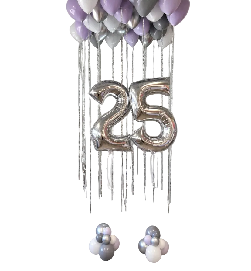 Floating Balloons & Number Bundle