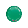 Green foil balloon round shape for birthday party from Parte Haus party supply store in Bethesda MD