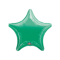 Green star foil balloon shiny birthday party decor from Parte Haus party supply store in Bethesda Maryland