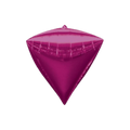 Hot pink diamond foil balloon with shiny finish for bachelorette from Parte Haus party supply store in Bethesda MD