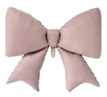 Matte Pink Bow Foil Balloon, 38in - Giant