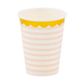 Pink with Gold Foil Paper Cups