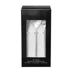 Silver Matrix Plastic Cutlery Set - 30 pcs