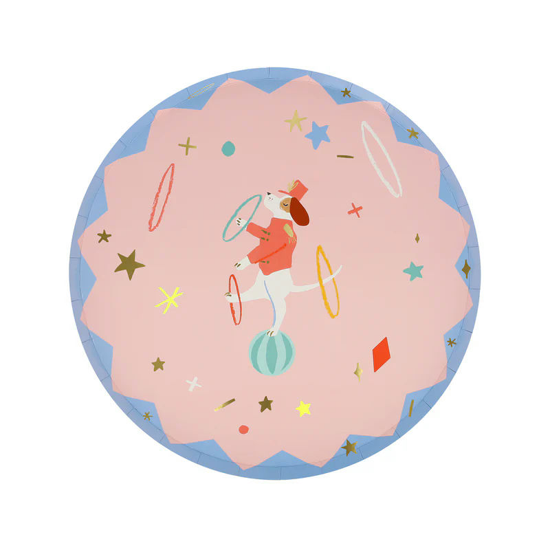 Circus Plates - 2 sizes