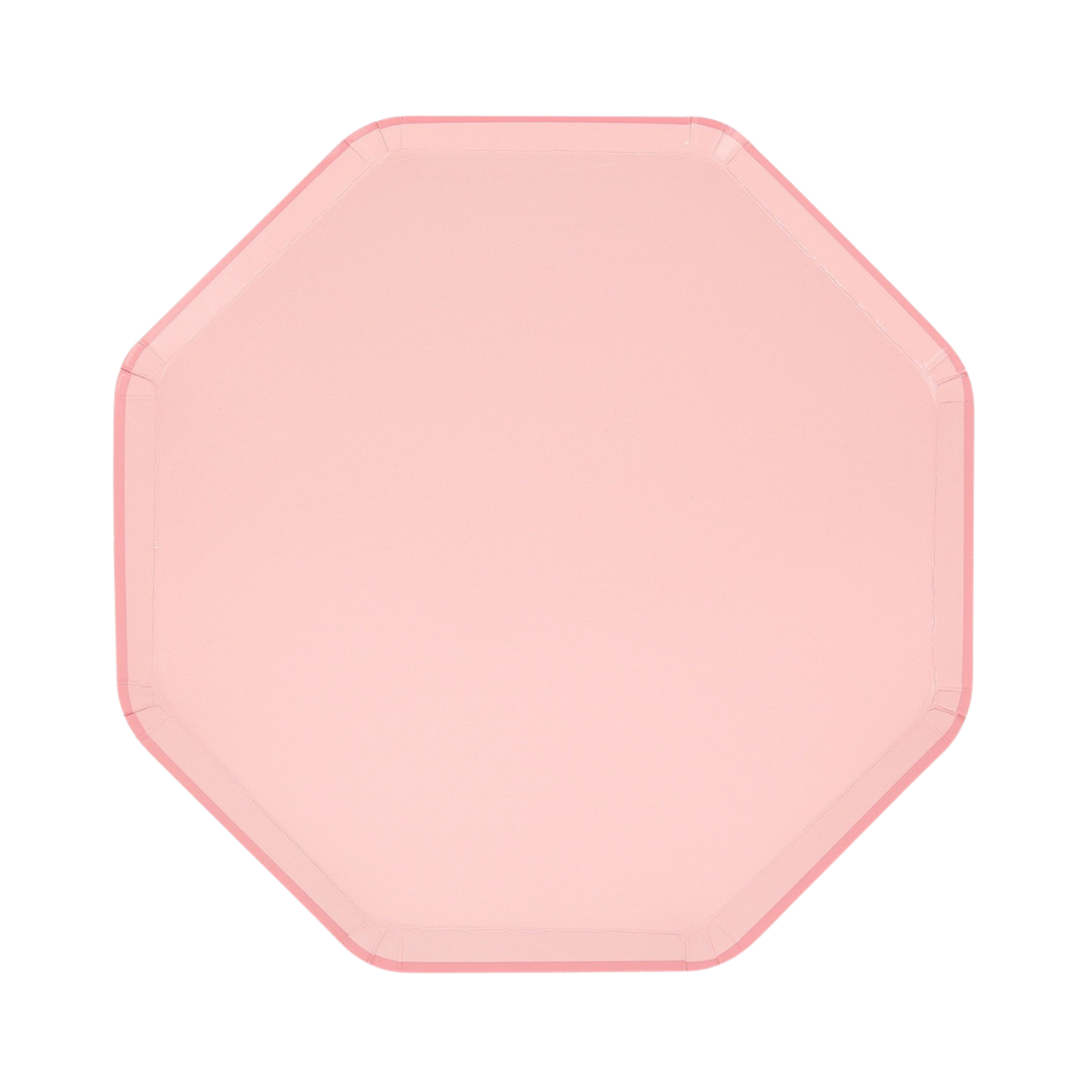 Cotton Candy Pink Plates - 2 sizes