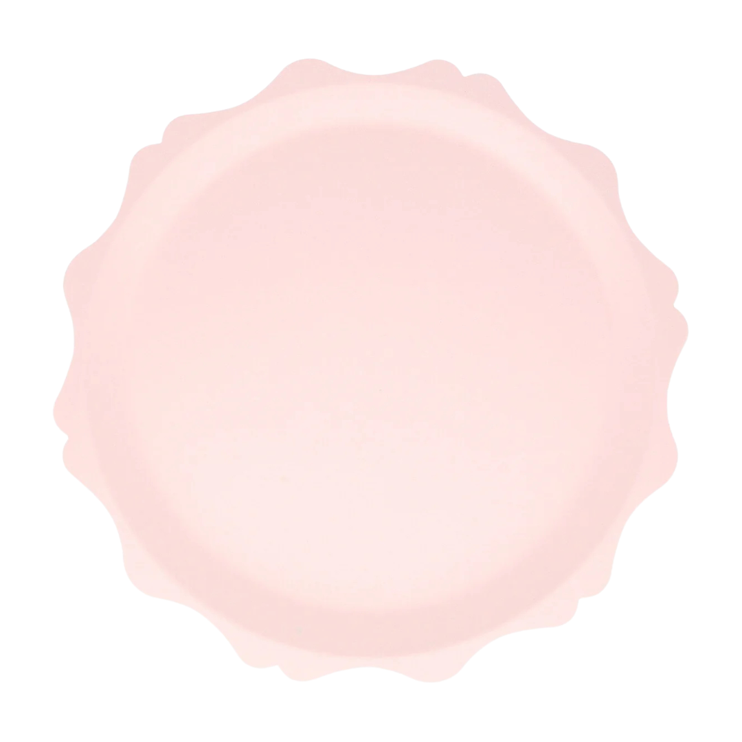 Pink Decorative Compostable Plates - 2 sizes