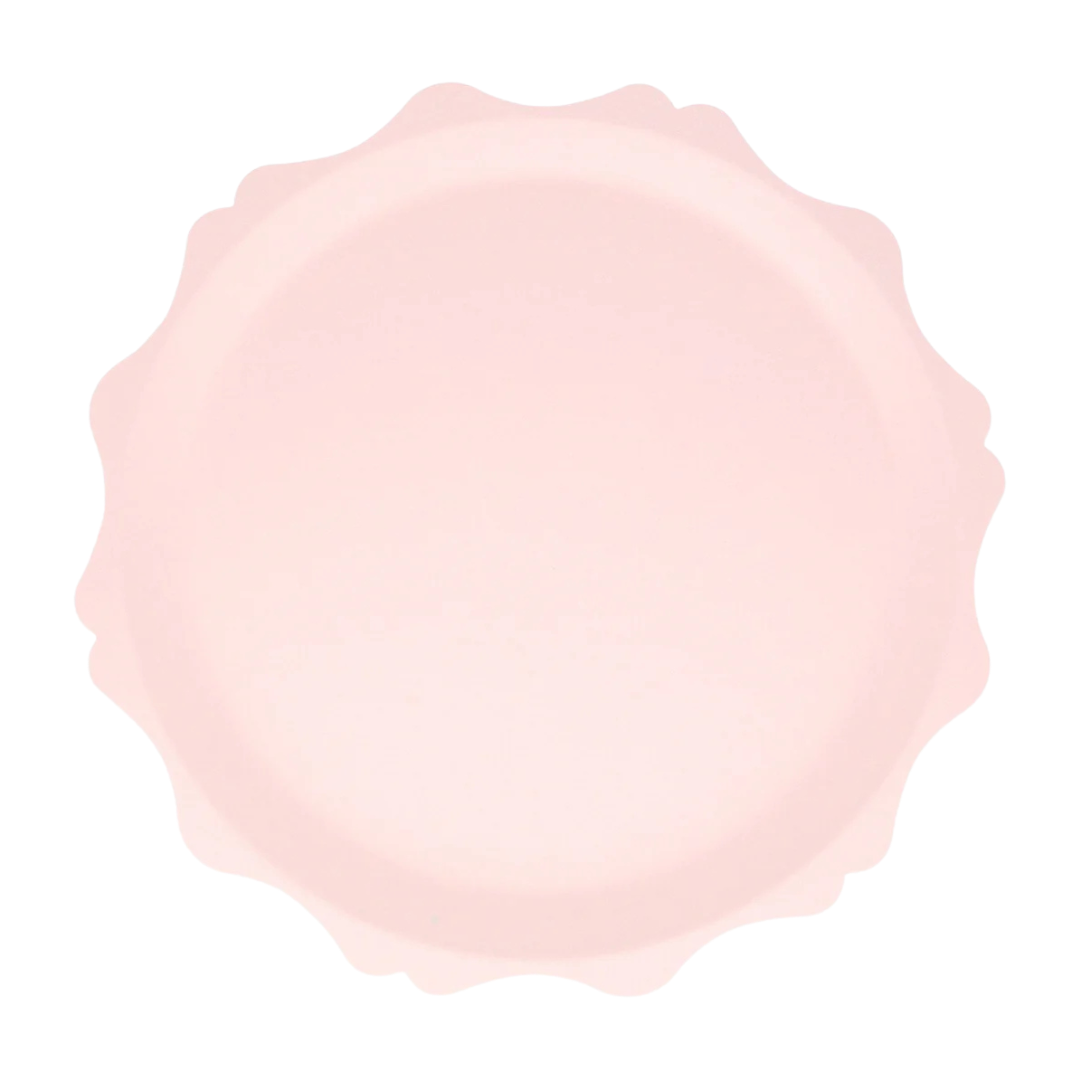 Pink Decorative Compostable Plates - 2 sizes