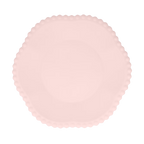 Pink Beaded Edged Compostable Plates - 2 sizes